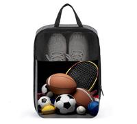 Shoe Bags for Travel, Sports Themed Printed Shoe Case for Travel Travel Shoe Bag Waterproof Portable Organizer Sneaker Travel Bag for Women Men, Sports Themed, One Size, Floral