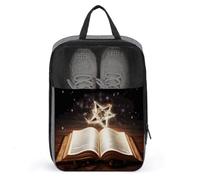 Shoe Bags Shoe Organizer with Handle Travel Bags Magic Book Printed Travel Storage Pouch for Travel And Storage, style, One Size, Shoe Bags
