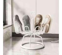 Shoe Bench, 360 Degrees Revolving Rack Standing Circular Modern Multipurpose Hanging Large Capacity Metal Tree For Household