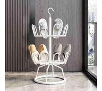Shoe Bench, 360 Degrees Revolving Rack Standing Circular Modern Multipurpose Hanging Large Capacity Metal Tree For Household
