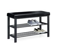 Shoe bench Entryway Seat Easy Assembly Shoe Storage Bench Padded Shoe Rack