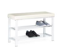 Shoe bench Entryway Seat Easy Assembly Shoe Storage Bench Padded Shoe Rack