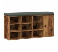 Shoe Bench Entryway Storage Bench Hallway Shoe Rack Engineered Wood vidaXL