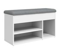 Shoe Bench Entryway Storage Bench Hallway Shoe Rack Engineered Wood vidaXL