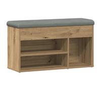 Shoe Bench Entryway Storage Bench Hallway Shoe Rack Engineered Wood vidaXL