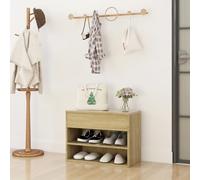 Shoe Bench Hallway Wooden Rack Storage Cabinet Cushion Seat Cupboard Organiser