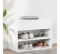 Shoe Bench Hallway Wooden Rack Storage Cabinet Cushion Seat Cupboard Organiser