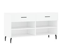Shoe Bench Shoe Shelf Hallway Shoe Storage Cabinet Engineered Wood vidaXL