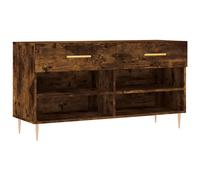 Shoe Bench Shoe Shelf Hallway Shoe Storage Cabinet Engineered Wood vidaXL
