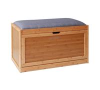 Shoe bench Storage bench Hallway bench Coat rack Upholstered Bamboo Storage
