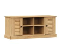 vidaXL Shoe Bench VIGO 106x35x45 cm Solid Wood Pine