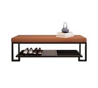 Shoe Bench - Upholstered Storage Rack for Entryway, Space-Saving Design for Living Room, Dining Room & Bedroom