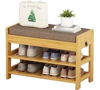 Shoe Bench with Creative Stool - Entryway & End of Bed Rack (80x28x50cm) - Stylish & Functional Solution for Home