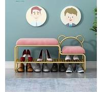 Shoe bench with storage compartment for the entryway, 61 x 33 x 46 cm, shoe changing stool, shoe storage bench - ideal for entryway, bedroom, living room, hallway, garage, wardrobe