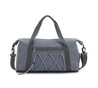 Shoe Bin Travel Bag Short Distance Large Capacity Sports Fitness High Sense Crossbody Luggage Carry On for Fitness Activities(Grey)