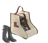 Shoe Boots - Dust Proof Protection Bag, Hold Handle | Breathable Storage Bag Transparent PVC Material, Short Long Boots Proof Cover Finish, beige, Short style, Please refer to description
