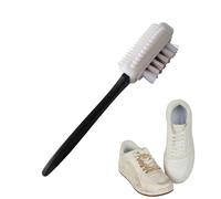 Shoe Brush, Four-Sided Shoe Cleaner Brush, Soft Washing Polish, Scrubber, Scratch-Free Care, for Trainers, Textile Boots, Washing