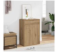 Shoe Cabinet Artisan Oak With Drawer 2 Doors 4 Shelves 60 x 35 x 84 cm Brown