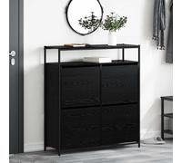 Shoe Cabinet with 4 Flip-Drawers Shoe Storage Shelf Shoe Rack Cupboard vidaXL