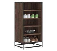 (brown oak, 10 pcs) vidaXL Shoe Rack Sonoma Oak 48x38x97.5 cm Engineered Wood shoe storage