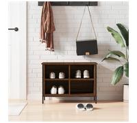 (brown oak, 69 x 35 x 50 cm) vidaXL Shoe Cabinet Shoe Rack Shoe Storage Shelf Holder Stand Engineered Wood