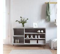 Shoe Cabinet Concrete Grey 102x36x60 cm Engineered Wood Berkfield Home Grey One Size