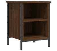 vidaXL Shoe Cabinet Brown Oak 38x35x50 cm Engineered Wood UK NEW