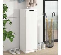 vidaXL Shoe Cabinet White 30x35x100 cm Engineered Wood
