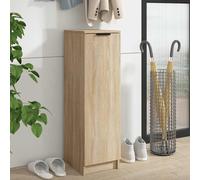 vidaXL Shoe Cabinet Sonoma Oak 30x35x100 cm Engineered Wood