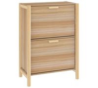 (brown) vidaXL Shoe Cabinet Engineered Wood Home Shoe Storage Organiser Multi Colours