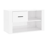 (High gloss white) vidaXL Shoe Cabinet Engineered Wood Shoe Storage Cupboard Rack Multi Colours