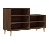 vidaXL Shoe Cabinet Brown Oak 102x36x60 cm Engineered Wood
