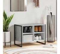 Shoe Cabinet Grey Sonoma 60x35x44 cm Engineered Wood Hallway Storage Slim Unit.