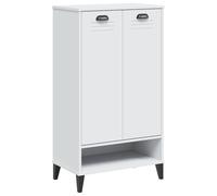 Shoe Cabinet Hallway Shoe Storage Cupboard Shoe Rack Solid Wood Pine vidaXL