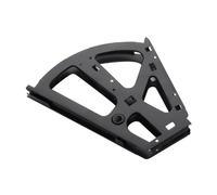 Shoe Cabinet Hinges, 2Pcs Shoes Cabinet Hinges Flip Frame Turning Rack Shelf Drawer Accessories Shoe(3 Layer Iron Grey)