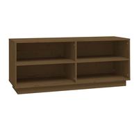 (honey brown) vidaXL Shoe Cabinet Home Organiser Shoe Rack Shoe Cupboard Solid Wood Pine