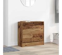 vidaXL Shoe Cabinet with Door Old Wood 60 x 21 x 57 cm Engineered wood