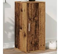 Shoe Cabinet Old Wood Engineered Wood 32x35x70 cm 5-shelf Compact Storage Wall