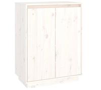 (white) vidaXL Solid Wood Pine Shoe Cabinet Home Organiser Rack Shelf Multi Colours