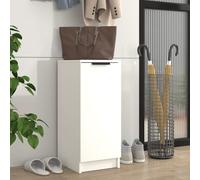 vidaXL Shoe Cabinet White 30x35x70 cm Engineered Wood UK