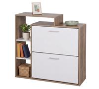 Shoe cabinet, shoe rack, tilt-out shoe organiser, shoe storage, narrow