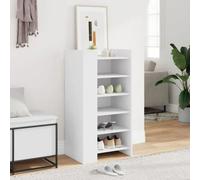 vidaXL Shoe Cabinet Shoe Storage Cupboard Shoe Rack White Engineered Wood