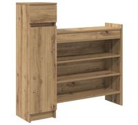 Shoe Cabinet Shoe Storage Cupboard Shoe Rack Shelf Engineered Wood vidaXL
