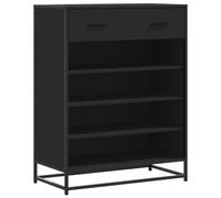 Shoe Cabinet Shoe Storage Rack Shoe Cupboard Engineered Wood and Metal vidaXL