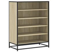 (sonoma oak) vidaXL Shoe Cabinet Shoe Storage Rack Shoe Cupboard Engineered Wood and Metal