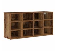 vidaXL Shoe Cabinet Old Wood 103 x 30 x 51 cm Engineered Wood