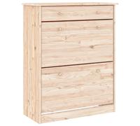 vidaXL Shoe Cabinet ALTA 77x35x96 cm Solid Wood Pine