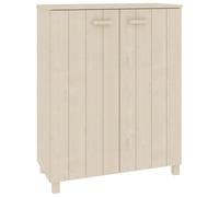 vidaXL Shoe Cabinet HAMAR Honey Brown 85x40x108 cm Solid Wood Pine