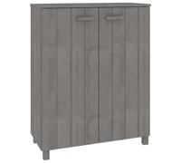 (light grey) vidaXL Shoe Cabinet Solid Wood Pine Shoe Organiser Unit Rack Multi Colours