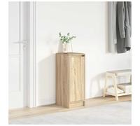 (sonoma oak) vidaXL Shoe Cabinet Grey Sonoma 29.5x34x76 cm Engineered Wood shoe rack